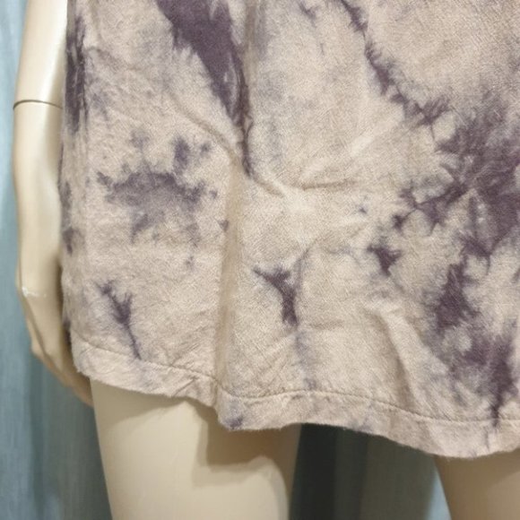 DOTTI AU-6 Brown Tie Dye Sleeveless Tunic / Short Dress - Very Good Condition - Picture 7 of 11